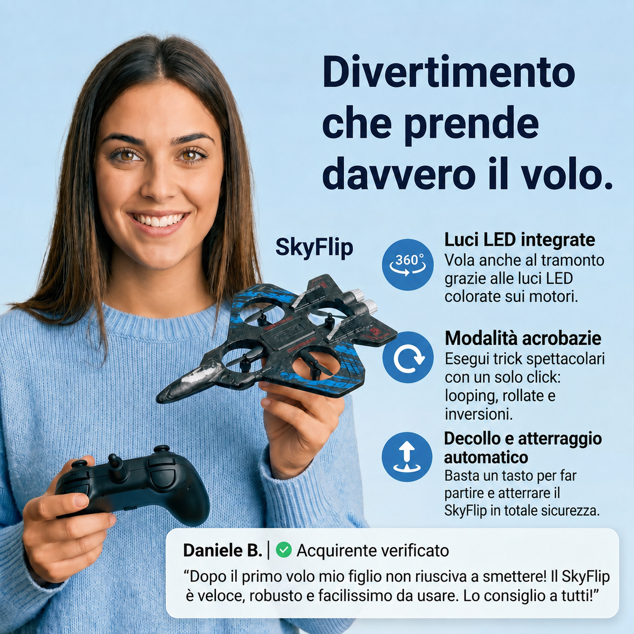 SkyFlip – L’aereo acrobatico che vola, gira e sorprende tutti 🛩️