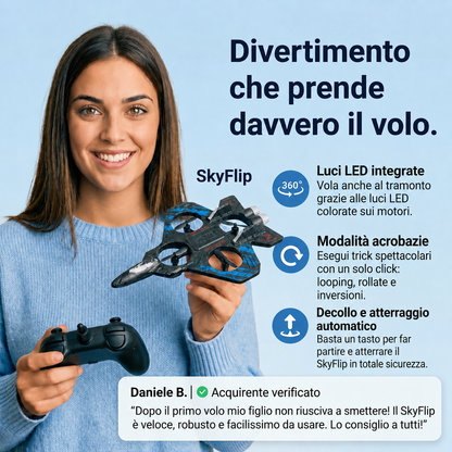 SkyFlip – L’aereo acrobatico che vola, gira e sorprende tutti 🛩️